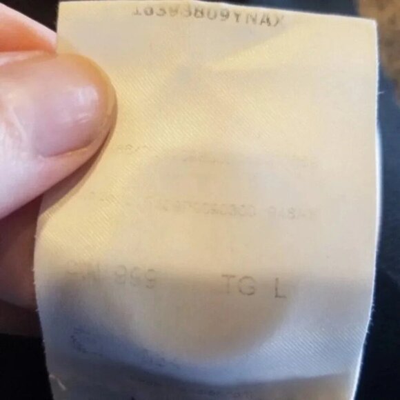 Moncler Virgin Wool Blend Black T-shirt L - Picture 12 of 12